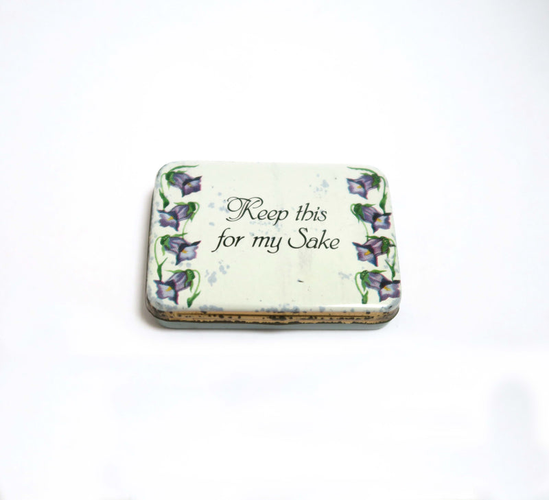 Vintage Tin with Lip Balm - Keep this for my sake