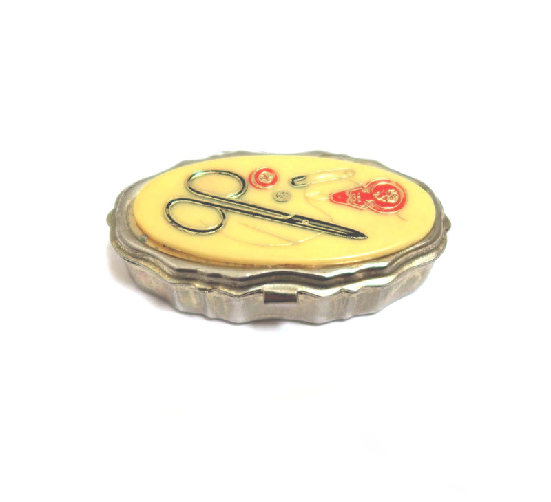 Vintage Pill Box with Lip Balm - Make, Do and Mend